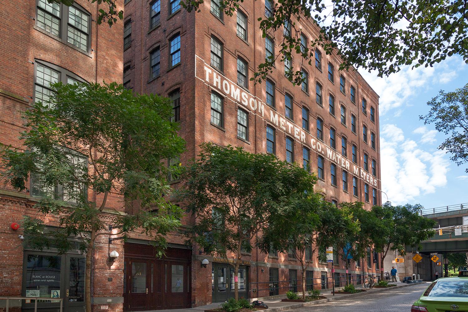 Thomson Meter Co Water Meters building in DUMBO, Brooklyn