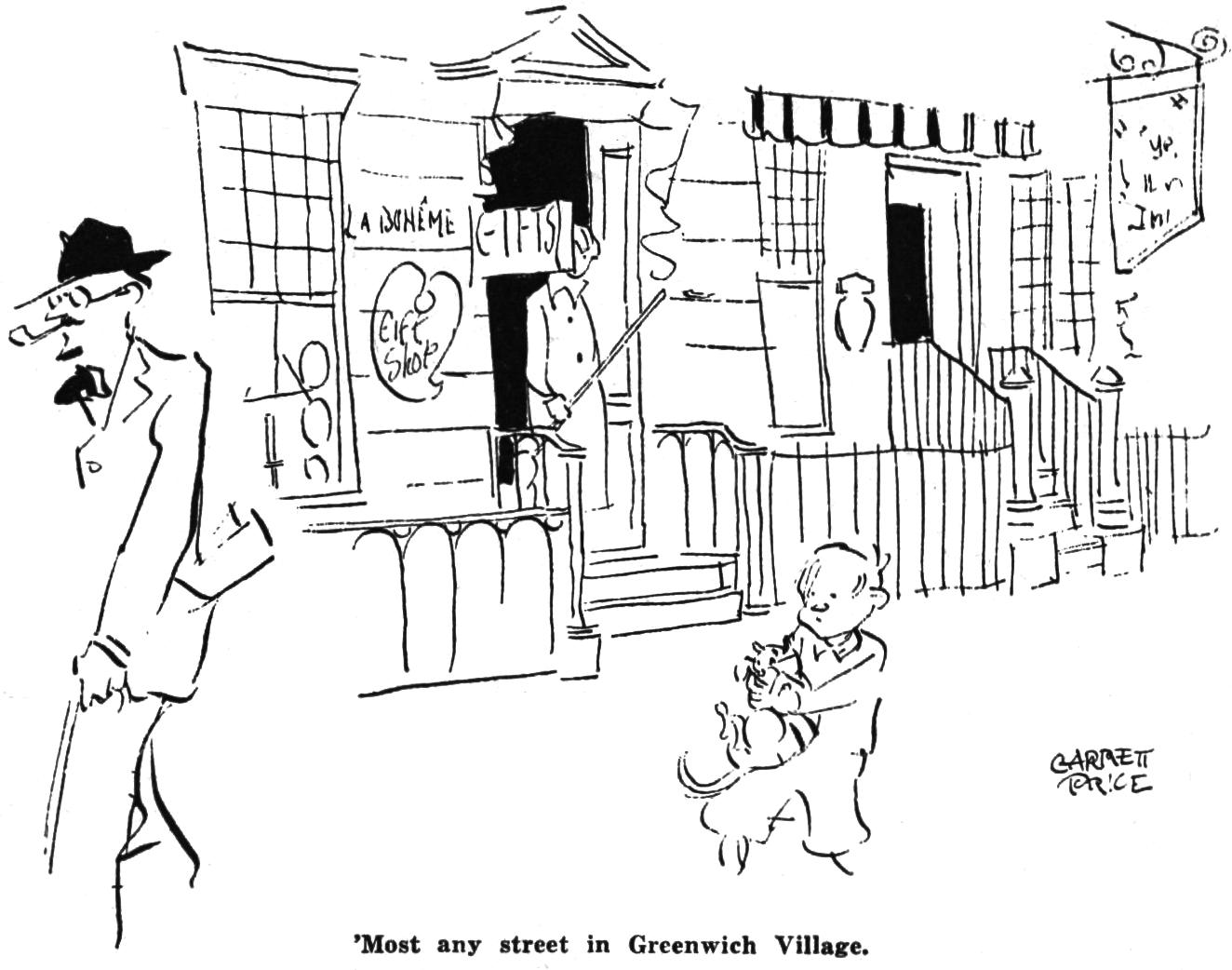 ’Most Any Street in Greenwich Village, by Garrett Price