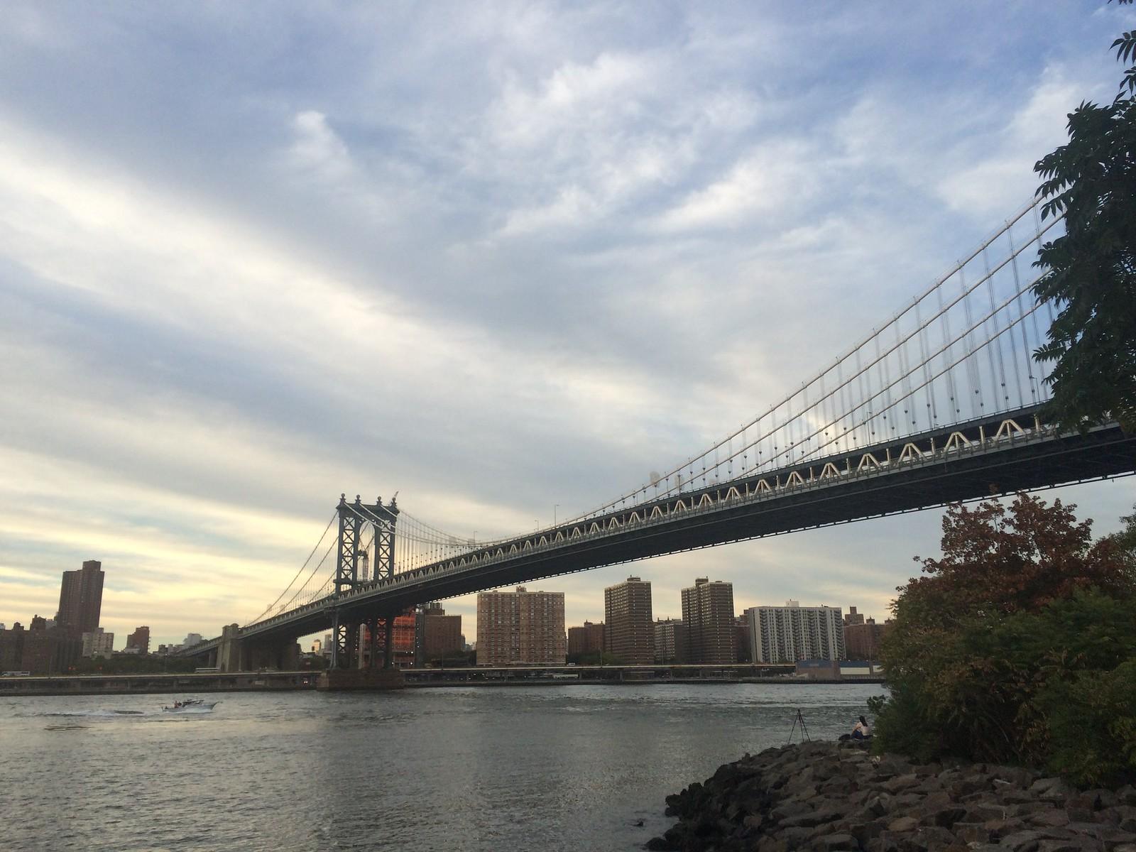 DUMBO Adds Protected Cycling Routes Through Brooklyn Bridge Park